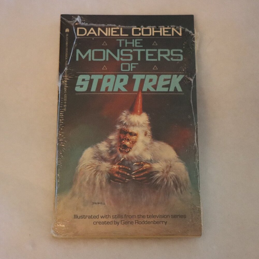 The Monsters of Star Trek Book by Daniel Cohen, NWT, Star Trek Paperback book